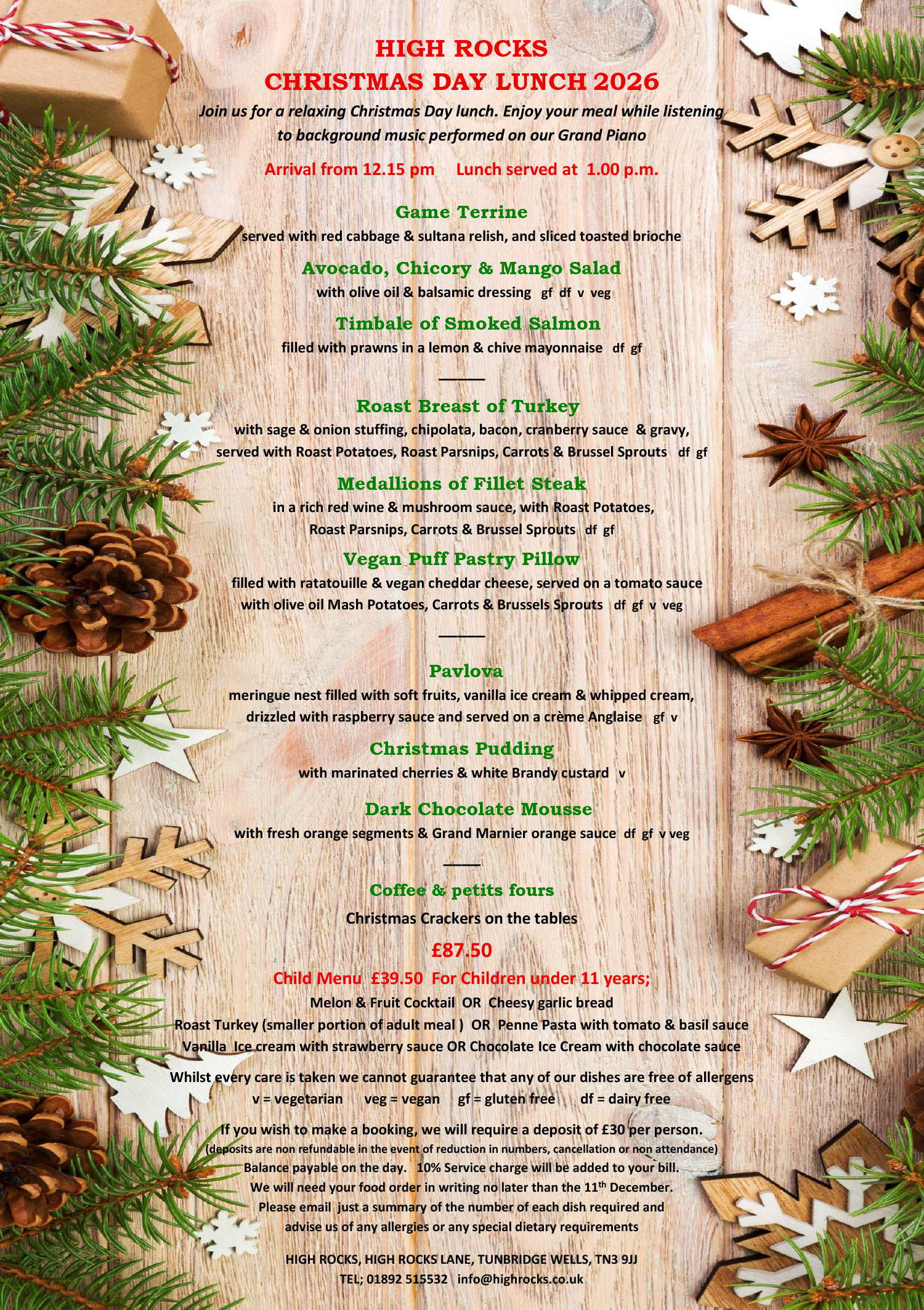 Christmas Day Lunch